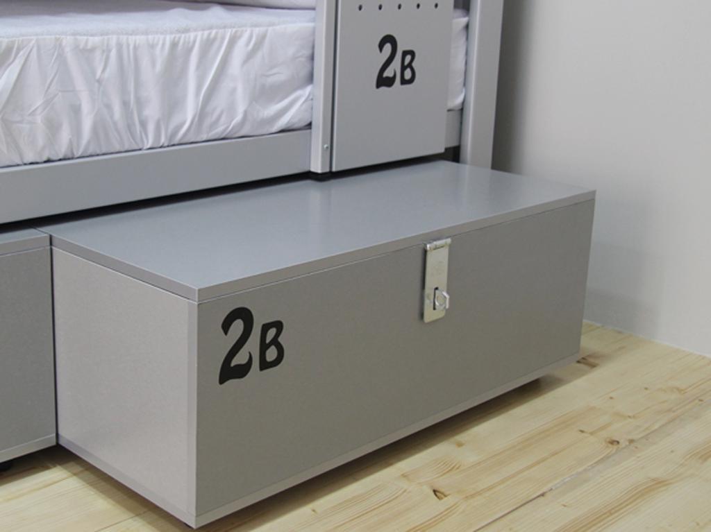 Bett im gemischten 6-Bett-Schlafsaal
